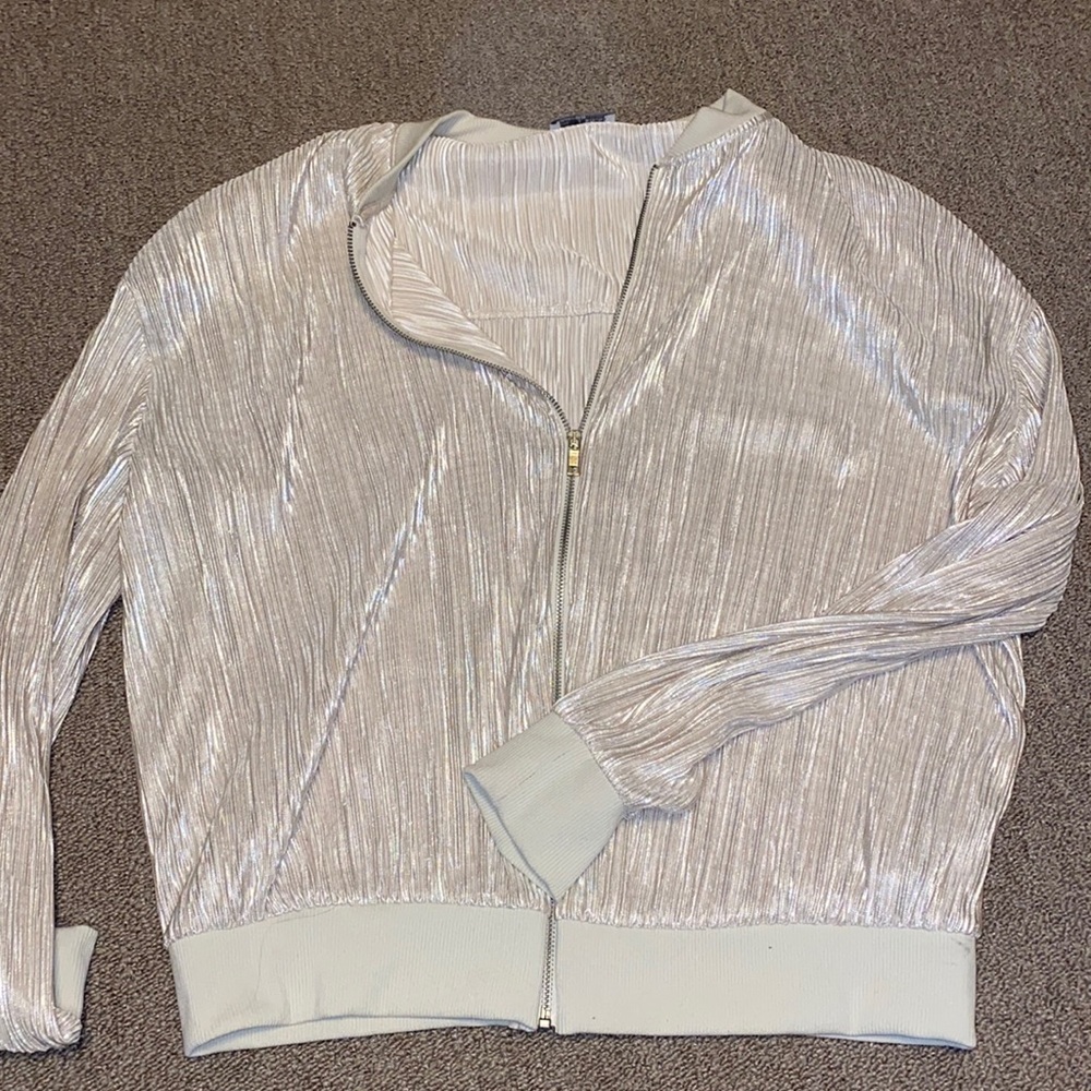 Silver Zara light bomber